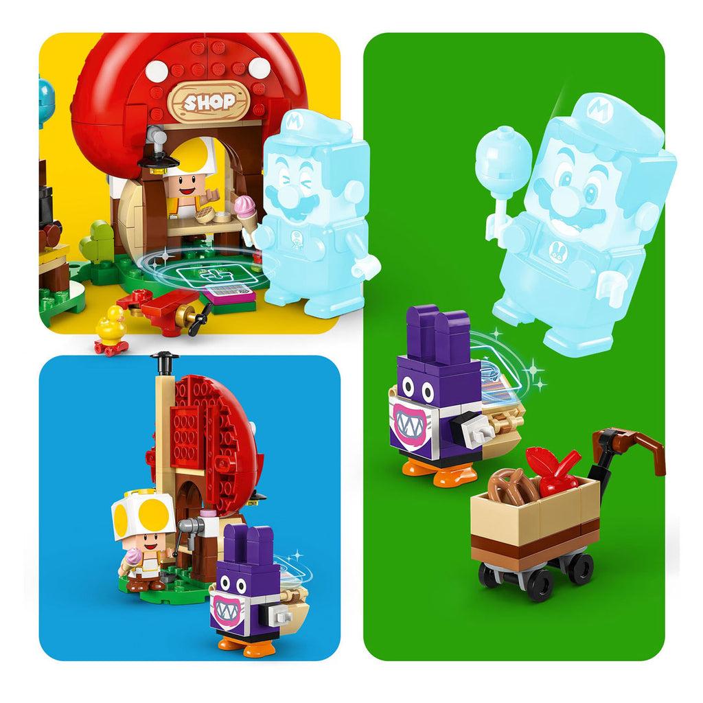 Lego 71429 super mario nabbit at toad's shop