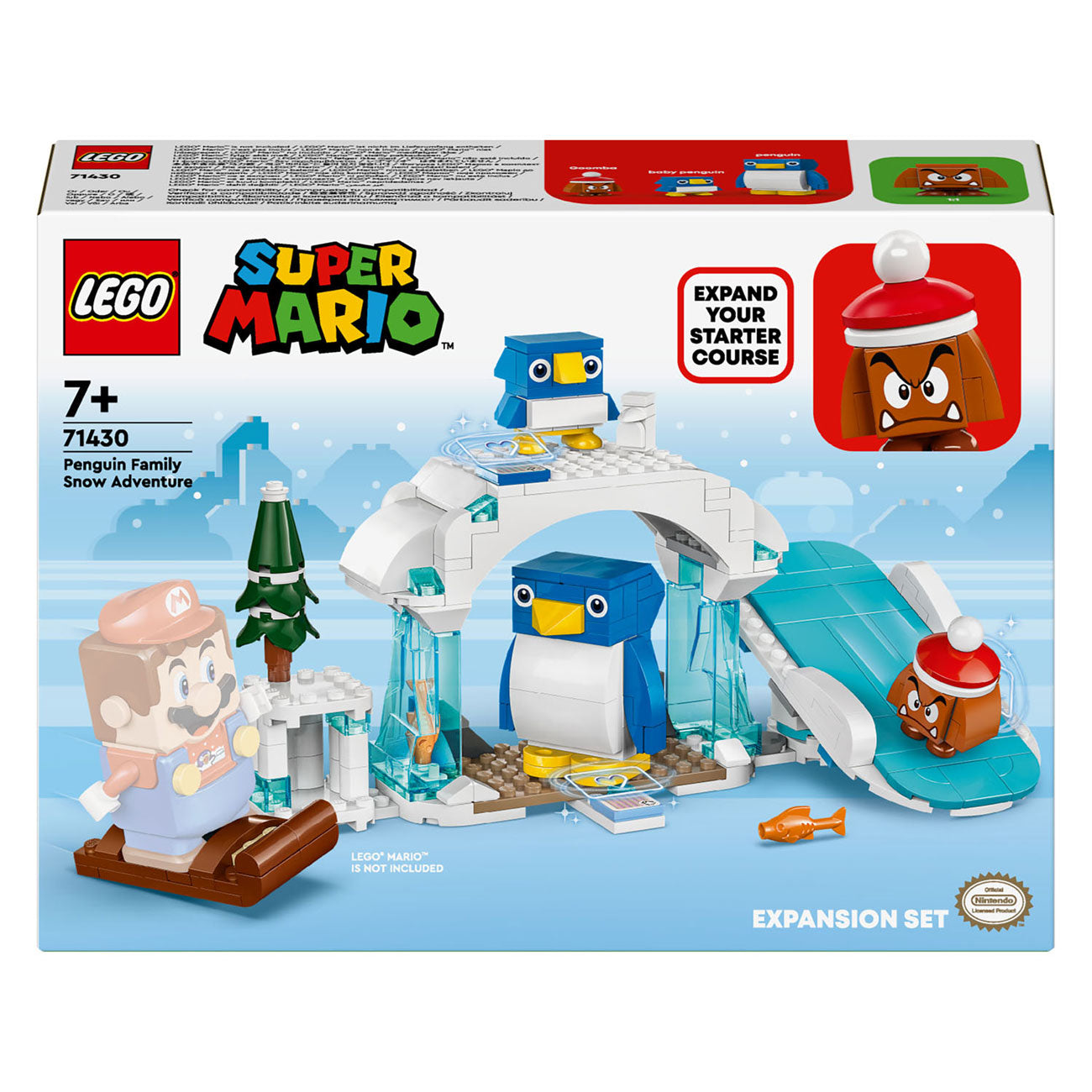 Lego LEGO Super Mario 71430 Uitbreidingsset: Sneeuwavontuur met Penguin en Familie
