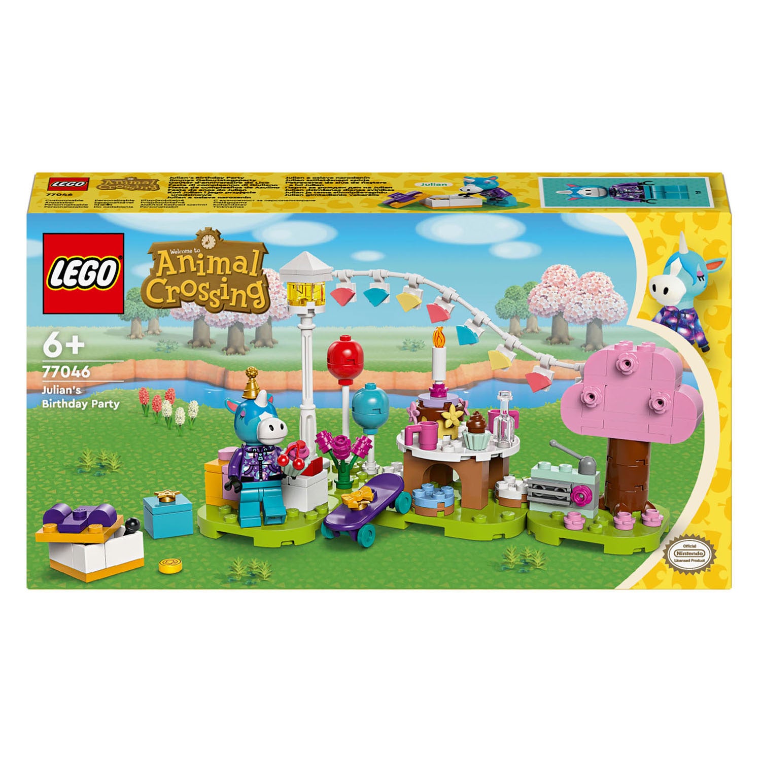 Lego animal crossing 77046 julian #039;s birthday party