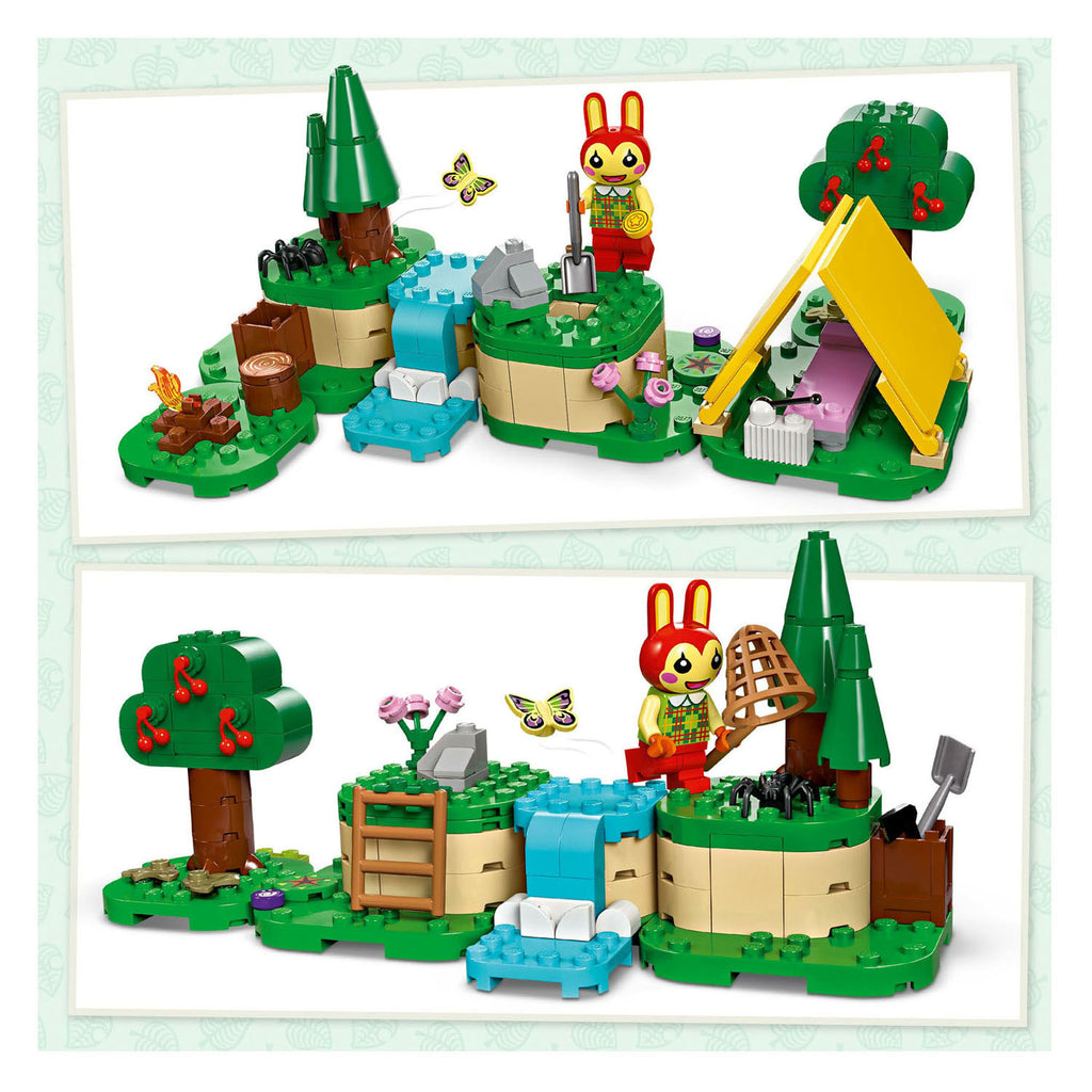 Lego animal crossing - kamperen met bunnie constructiespeelgoed (77047)