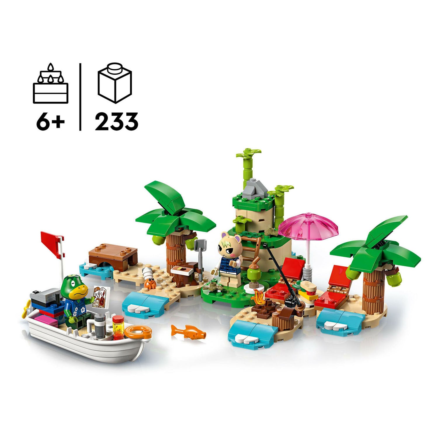 Lego 77048 animal crossing kapp'ns eilandrondvaart
