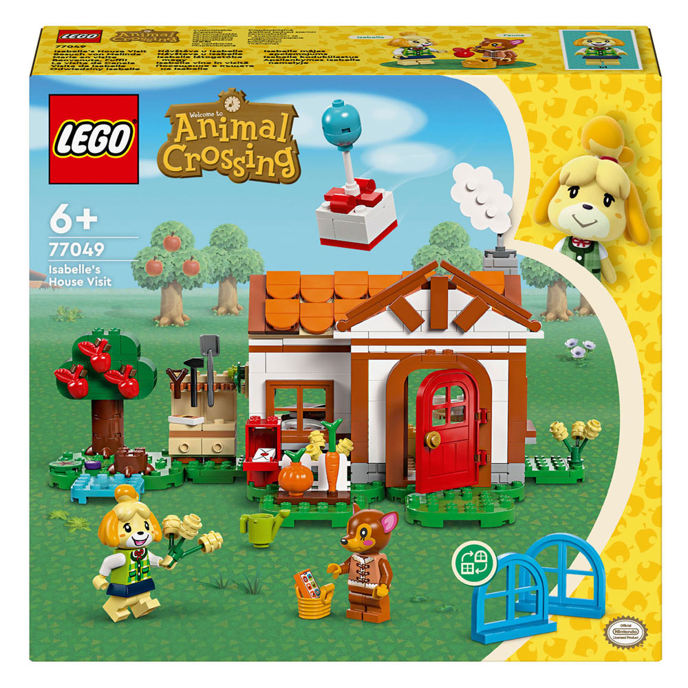 Lego 77049 animal crossing isabelle op visite