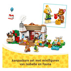 Lego 77049 animal crossing isabelle op visite