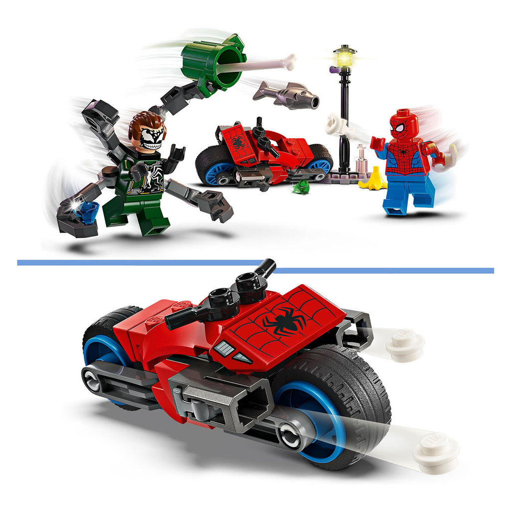 Lego LEGO Super Heroes 76275 Motorachtervolging: Spider-Man vs. Doc Ock