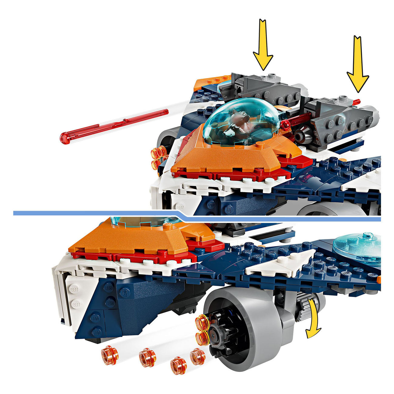 Lego marvel - rockets warbird vs. ronan constructiespeelgoed (76278)
