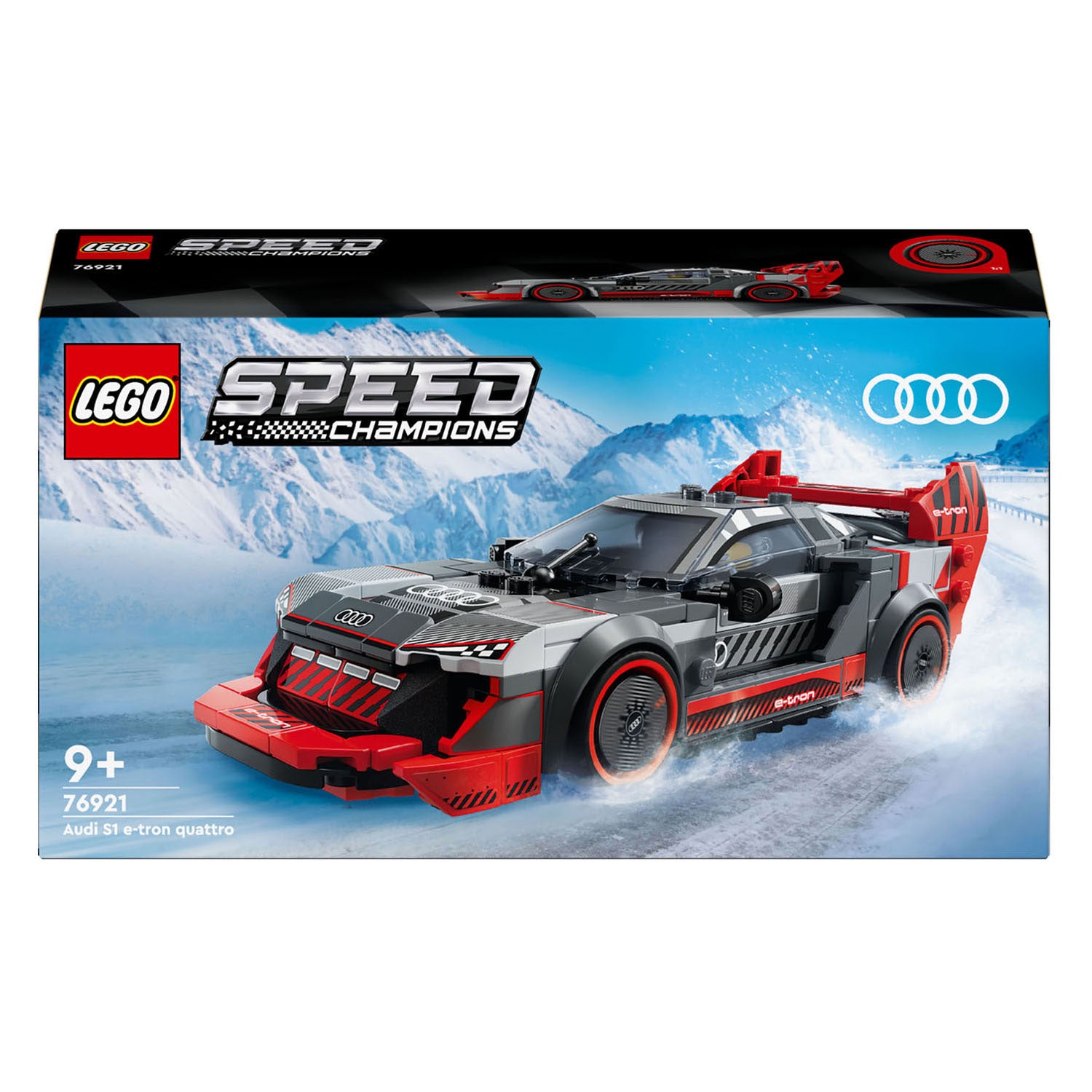Lego speed champions - audi s1 e-tron quattro racewagen constructiespeelgoed (76921)