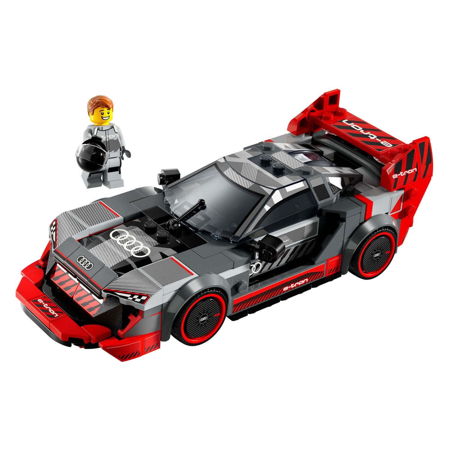 Lego speed champions - audi s1 e-tron quattro racewagen constructiespeelgoed (76921)