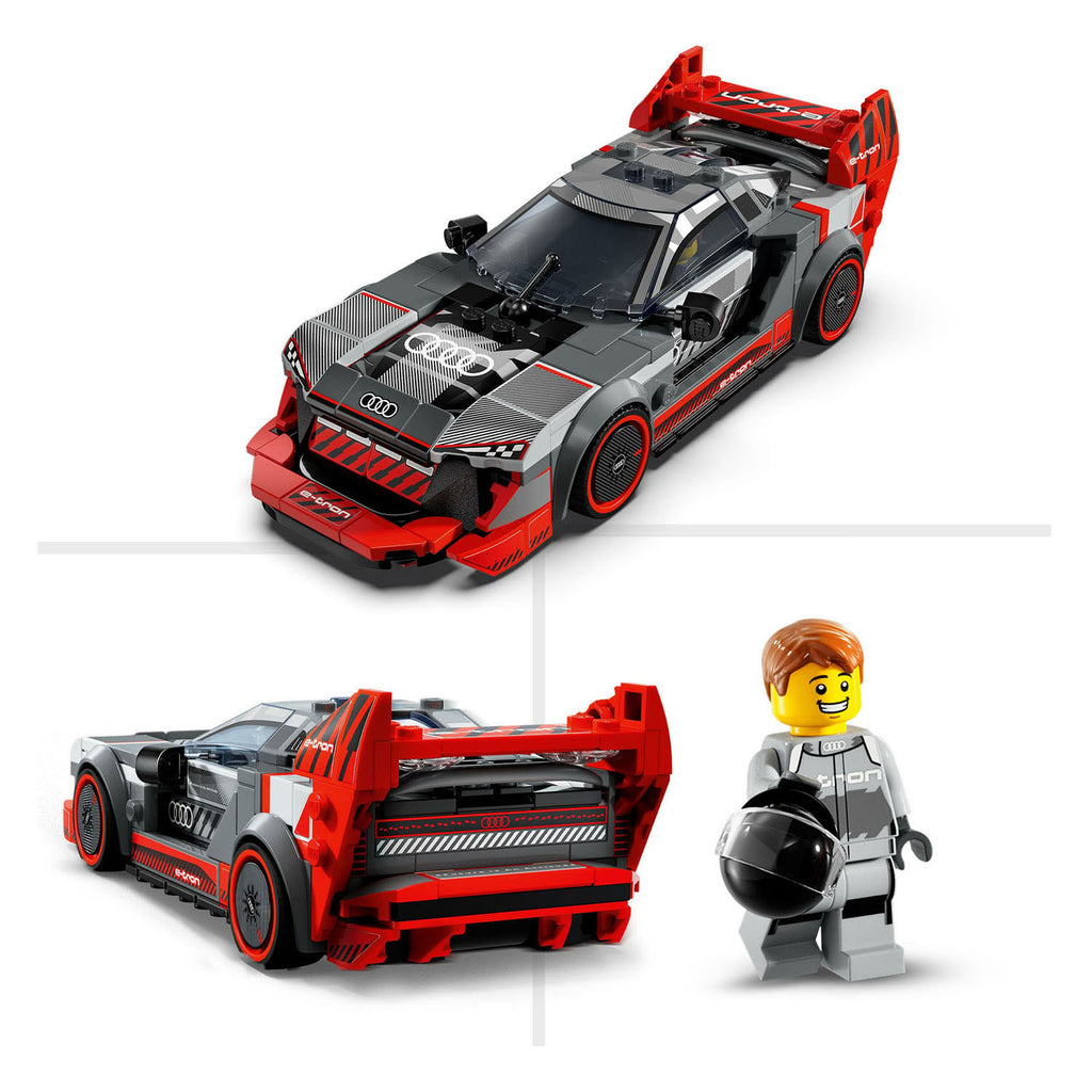 Lego speed champions - audi s1 e-tron quattro racewagen constructiespeelgoed (76921)