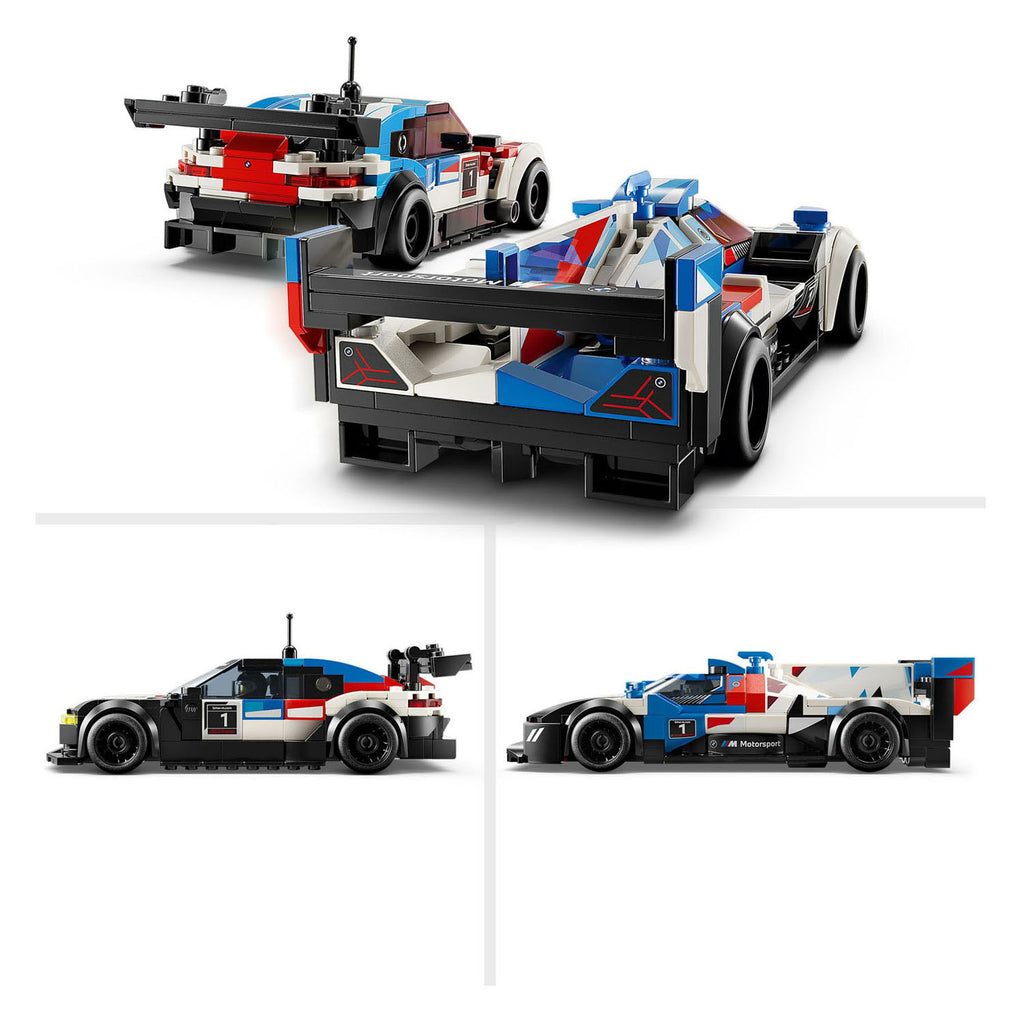 Lego speed champions - bmw m4 gt3 bmw m hybrid v8 racewagens constructiespeelgoed (76922)