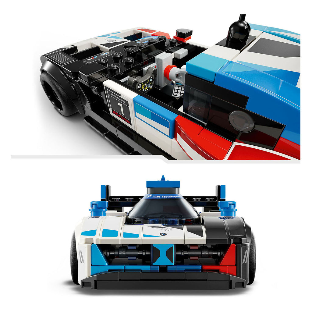 Lego speed champions - bmw m4 gt3 bmw m hybrid v8 racewagens constructiespeelgoed (76922)