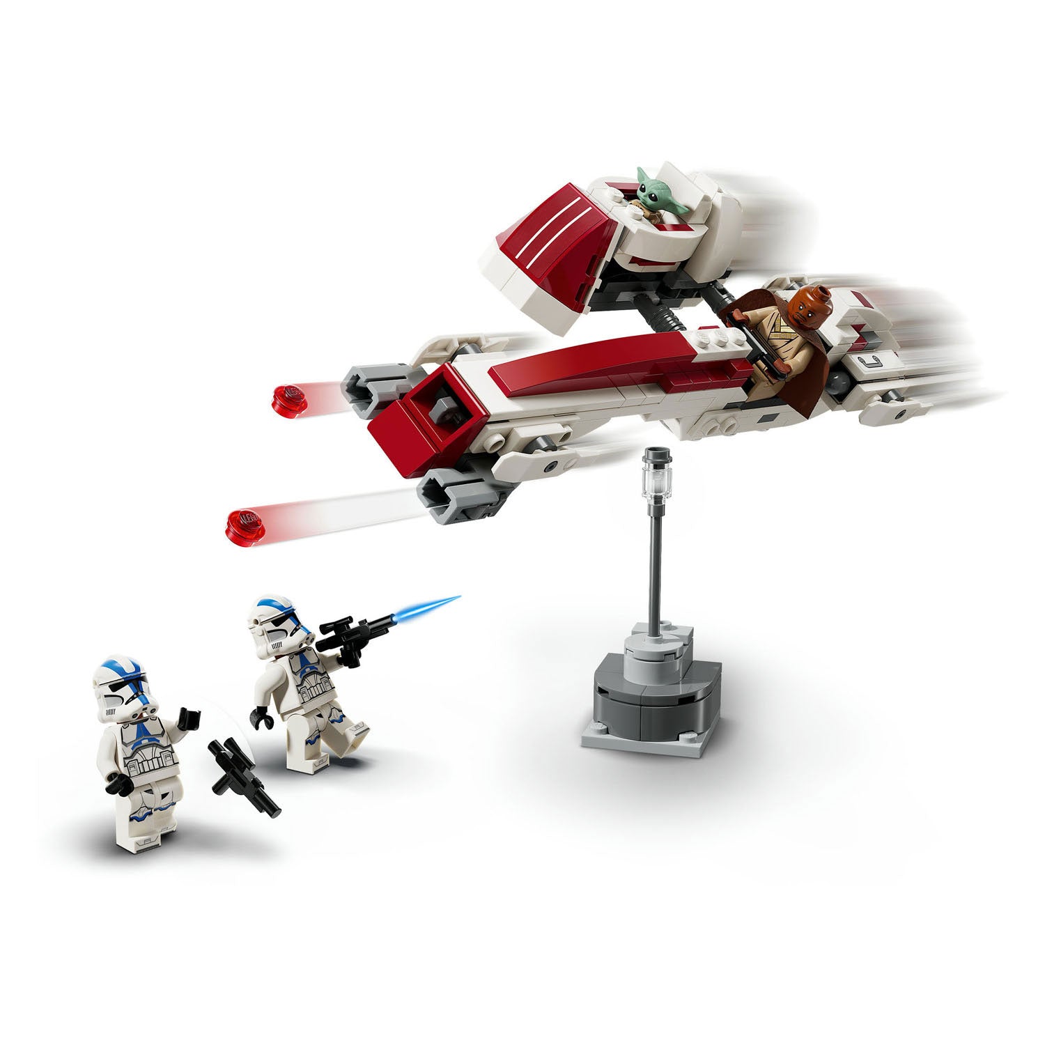 Lego star wars - barc speeder ontsnapping constructiespeelgoed (75378)