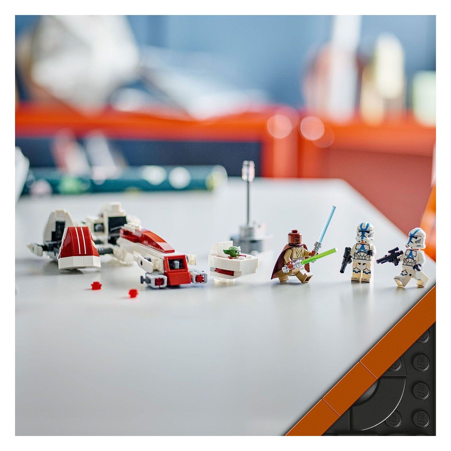 Lego star wars - barc speeder ontsnapping constructiespeelgoed (75378)