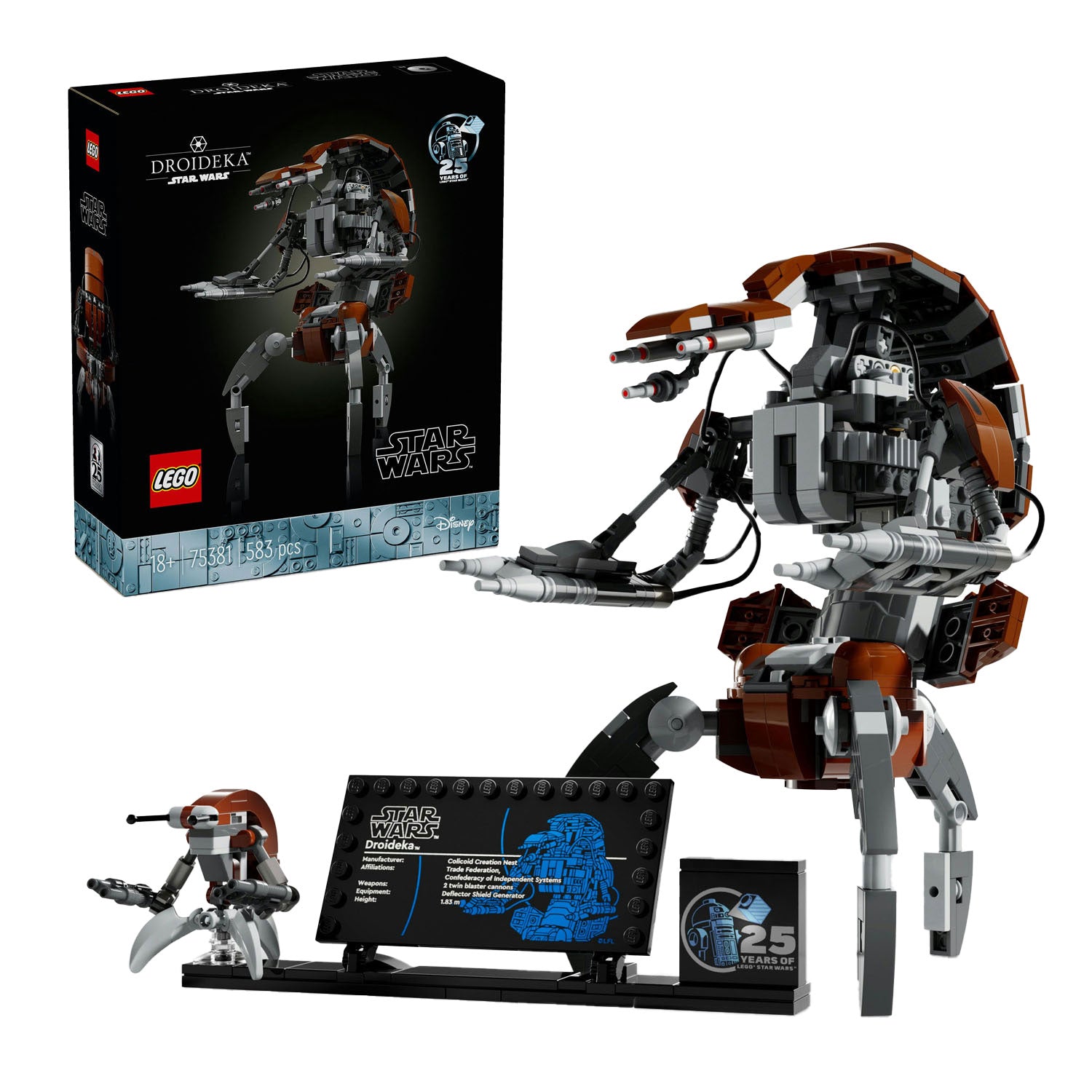 Lego star wars 75381 droideka droid
