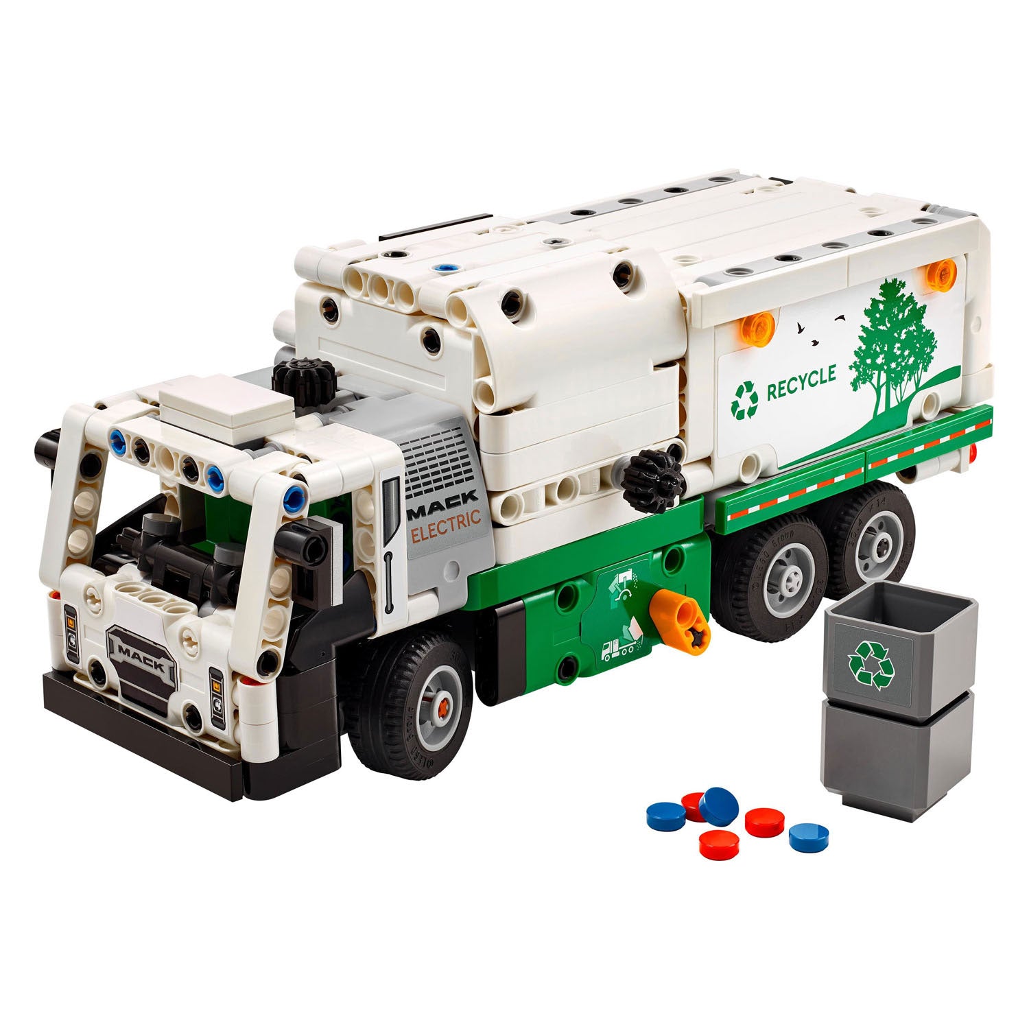 Lego technic 42167 mack lr electric vuilniswagen