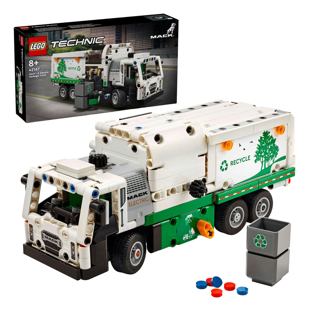 Lego technic 42167 mack lr electric vuilniswagen