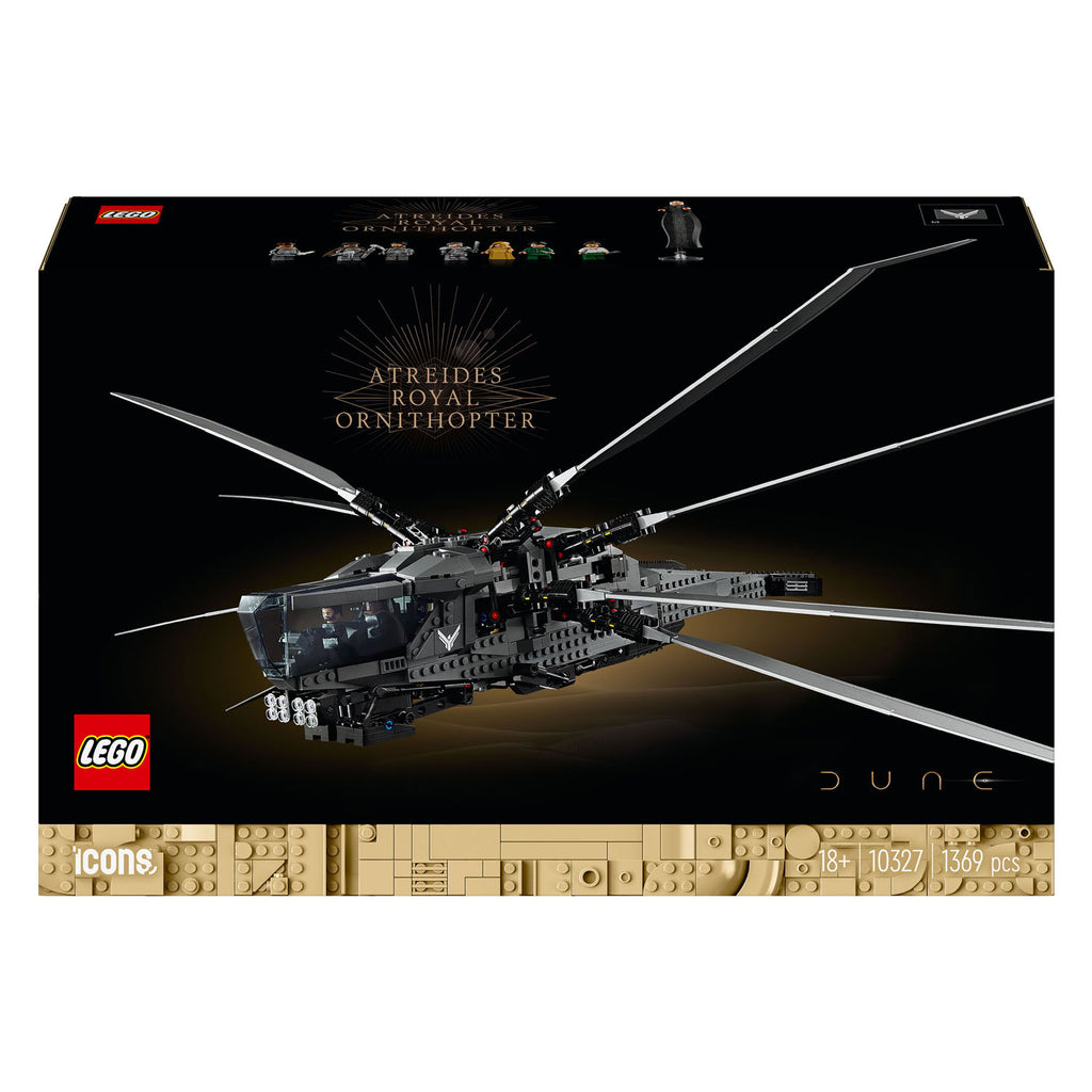 Lego icons - dune atreides royal ornithopter constructiespeelgoed (10327)