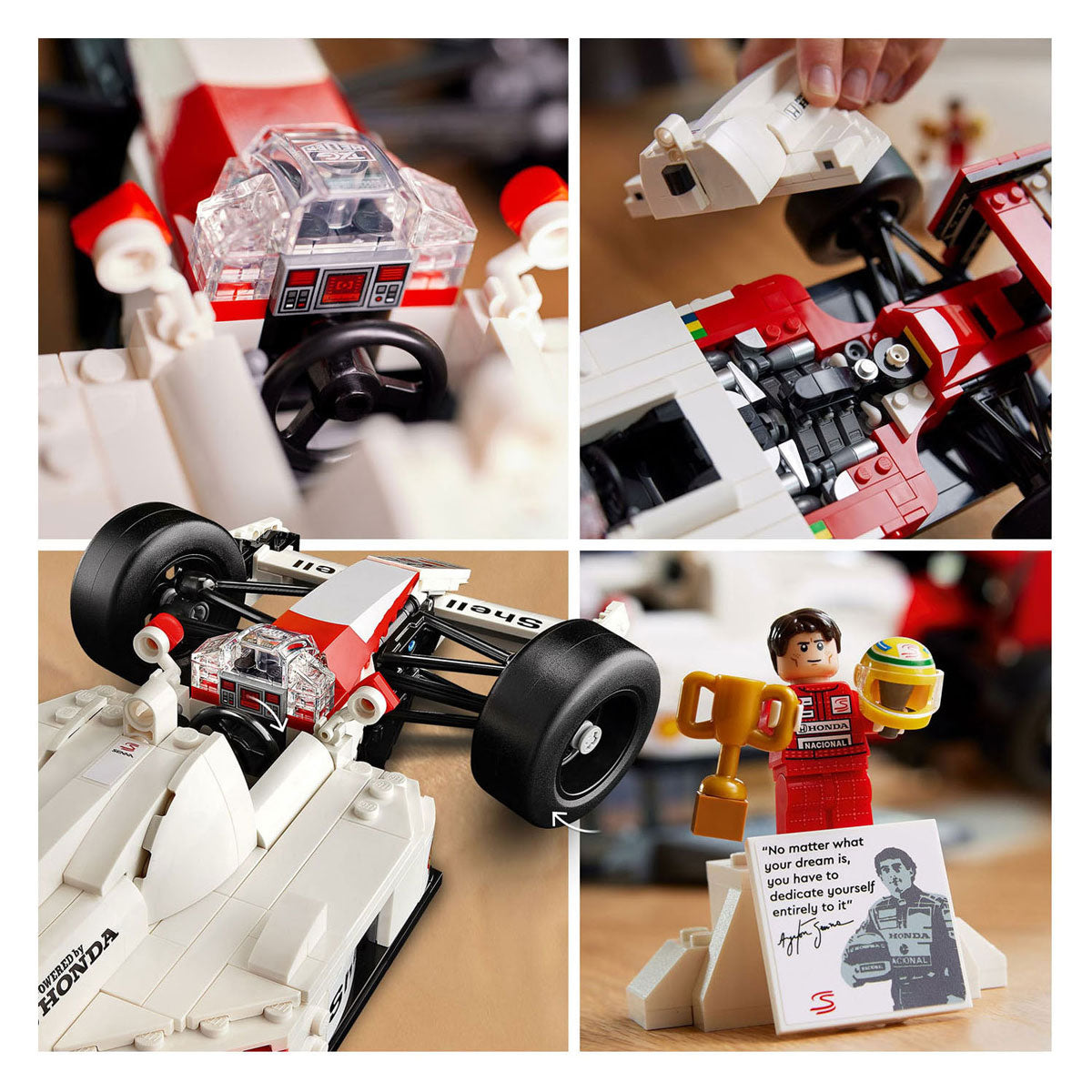 Lego icons - mclaren mp4 4 en ayrton senna constructiespeelgoed (10330)