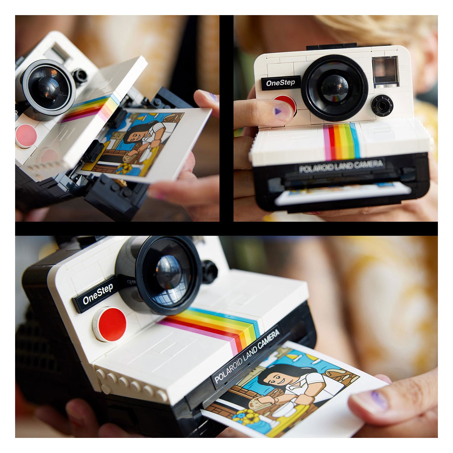 Lego ideas polaroid onestep sx-70 camera constructiespeelgoed (21345)