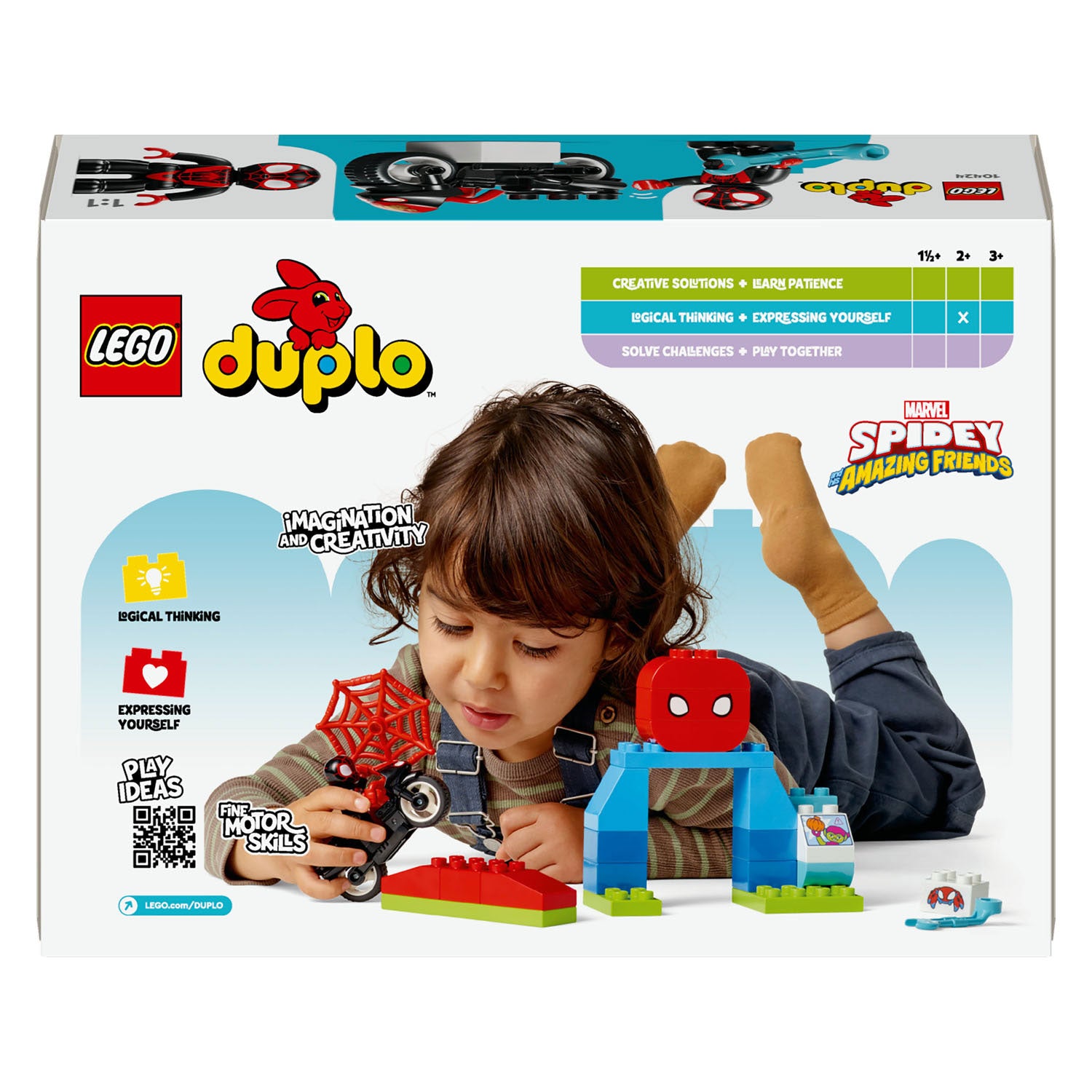 Lego duplo 10424 de motoravonturen van spin
