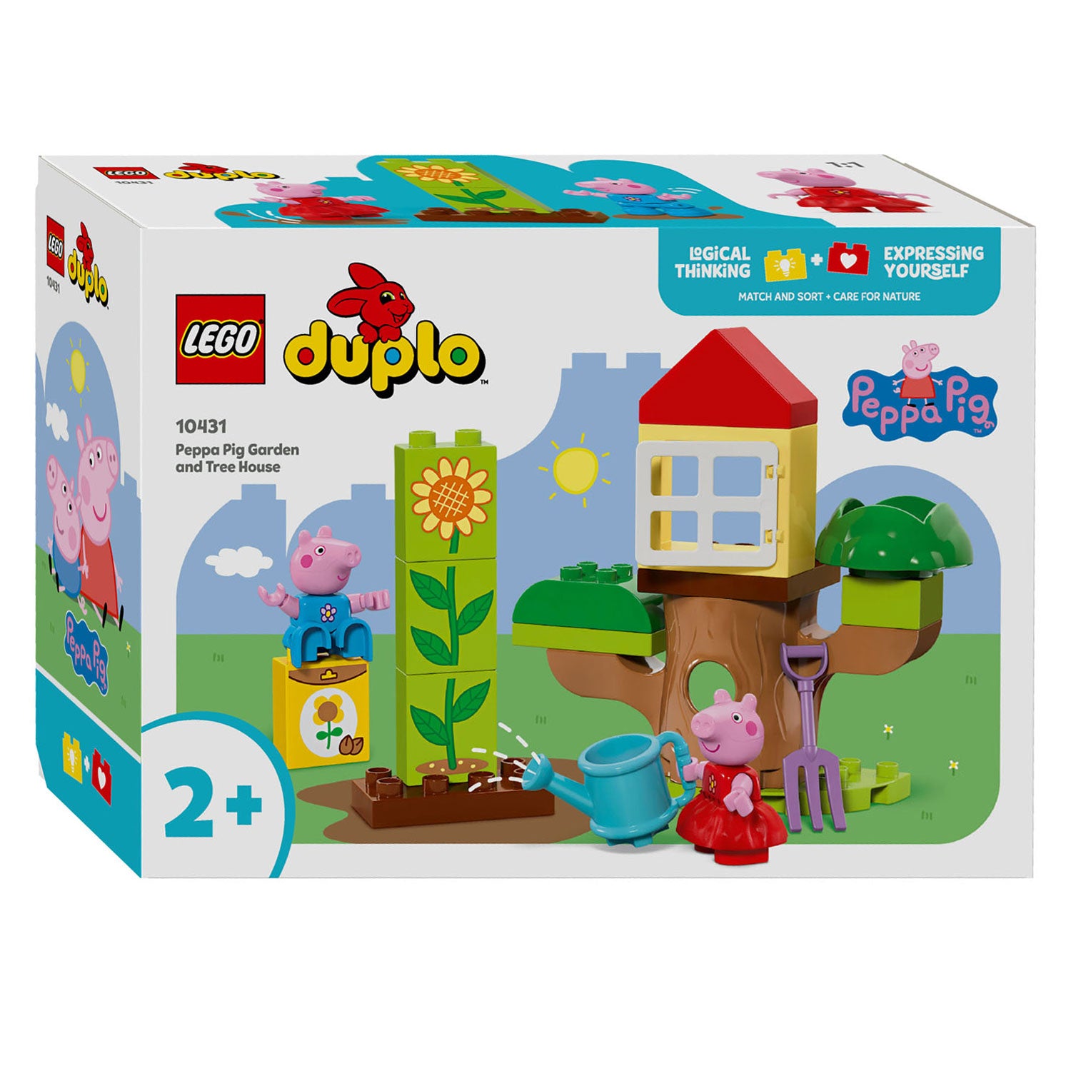 Lego duplo - peppa big tuin en boomhut constructiespeelgoed (10431)