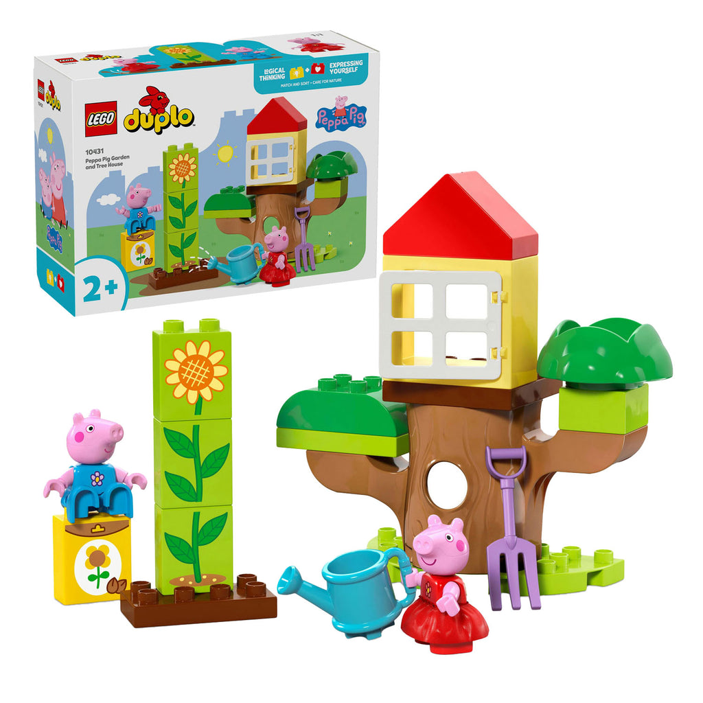 Lego duplo - peppa big tuin en boomhut constructiespeelgoed (10431)
