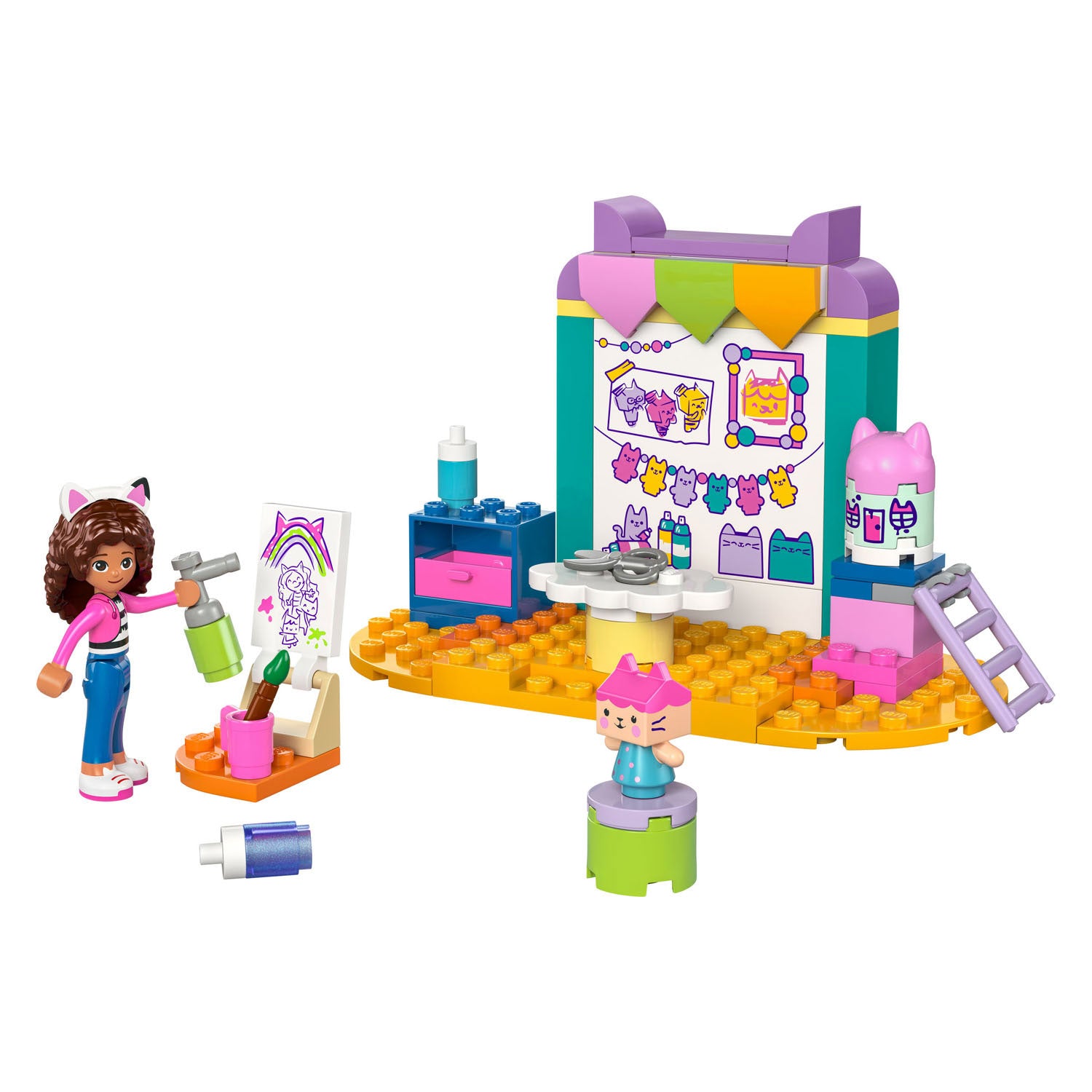 Lego 10795 gabby's dollhouse knutselen met babykit