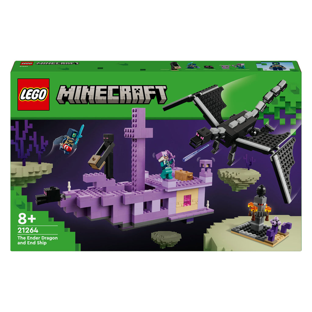 Lego 21264 minecraft de enderdraak en end-schip