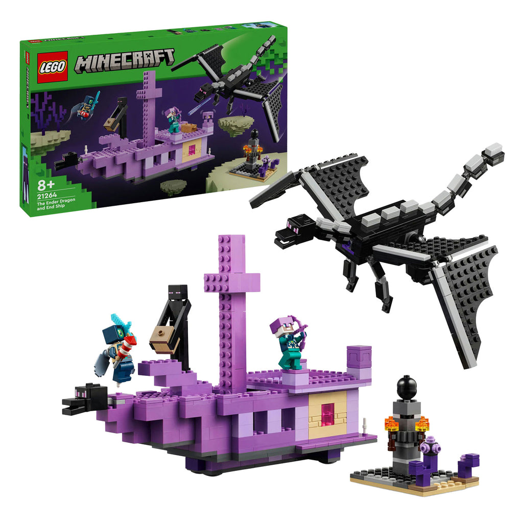 Lego 21264 minecraft de enderdraak en end-schip