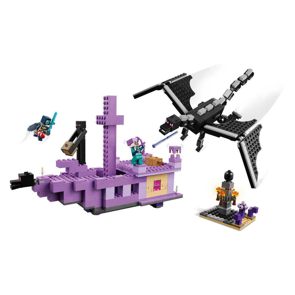 Lego 21264 minecraft de enderdraak en end-schip