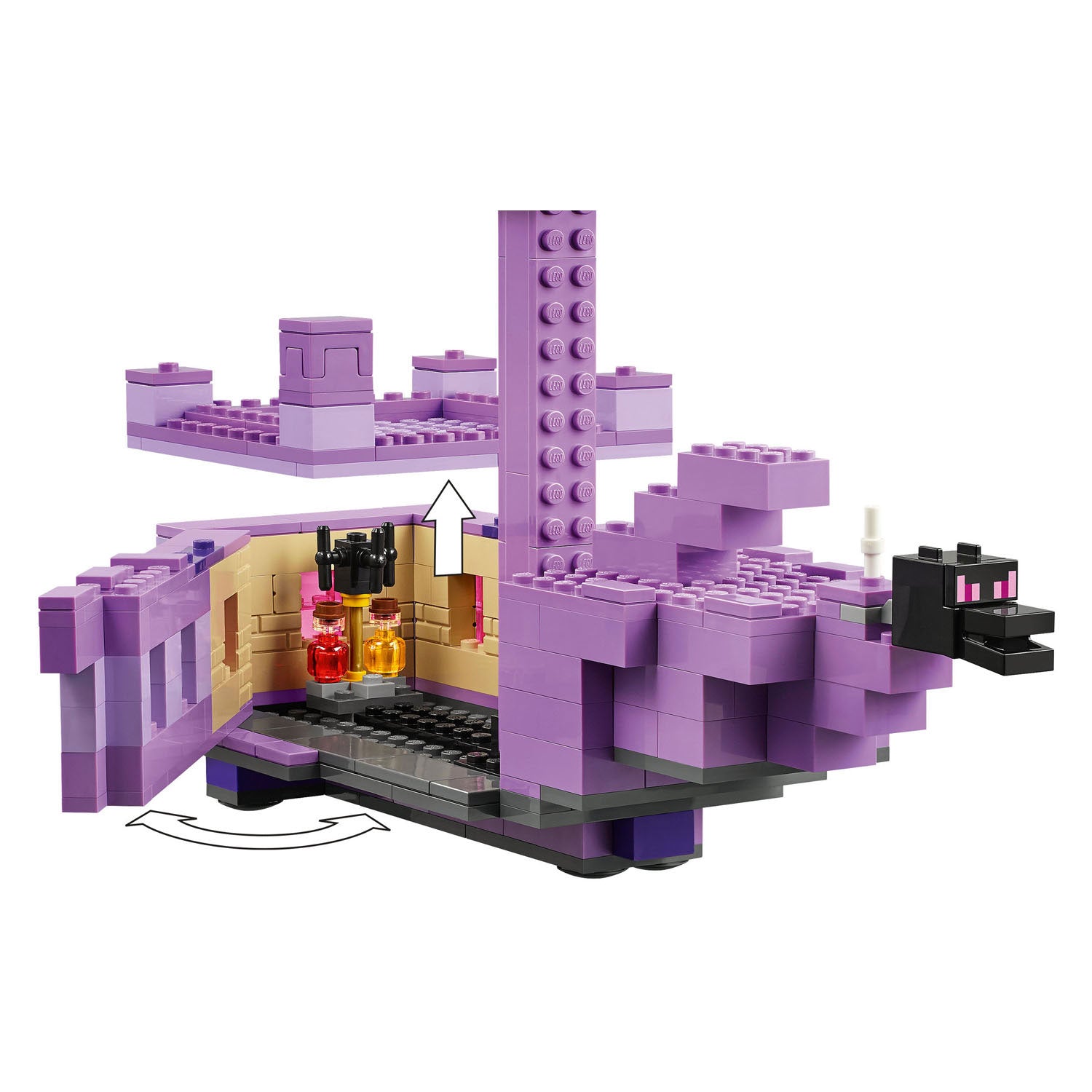 Lego 21264 minecraft de enderdraak en end-schip