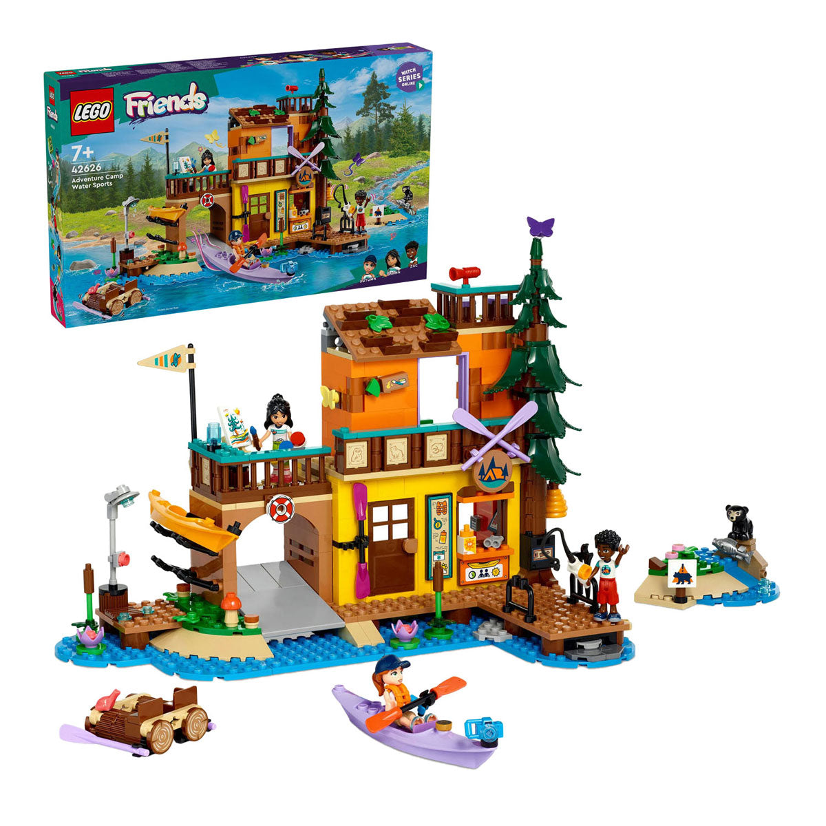Lego 42626 friends avonturenkamp watersporten