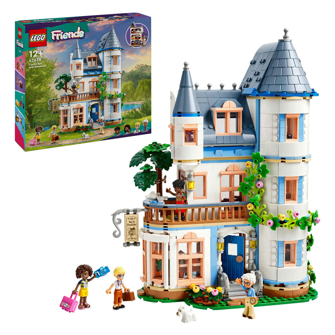 Lego friends 42638 bed and breakfast in kasteel