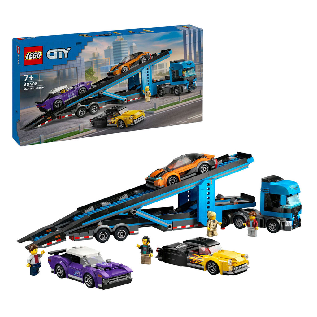 Lego city 60408 transportvoertuig met sportauto's