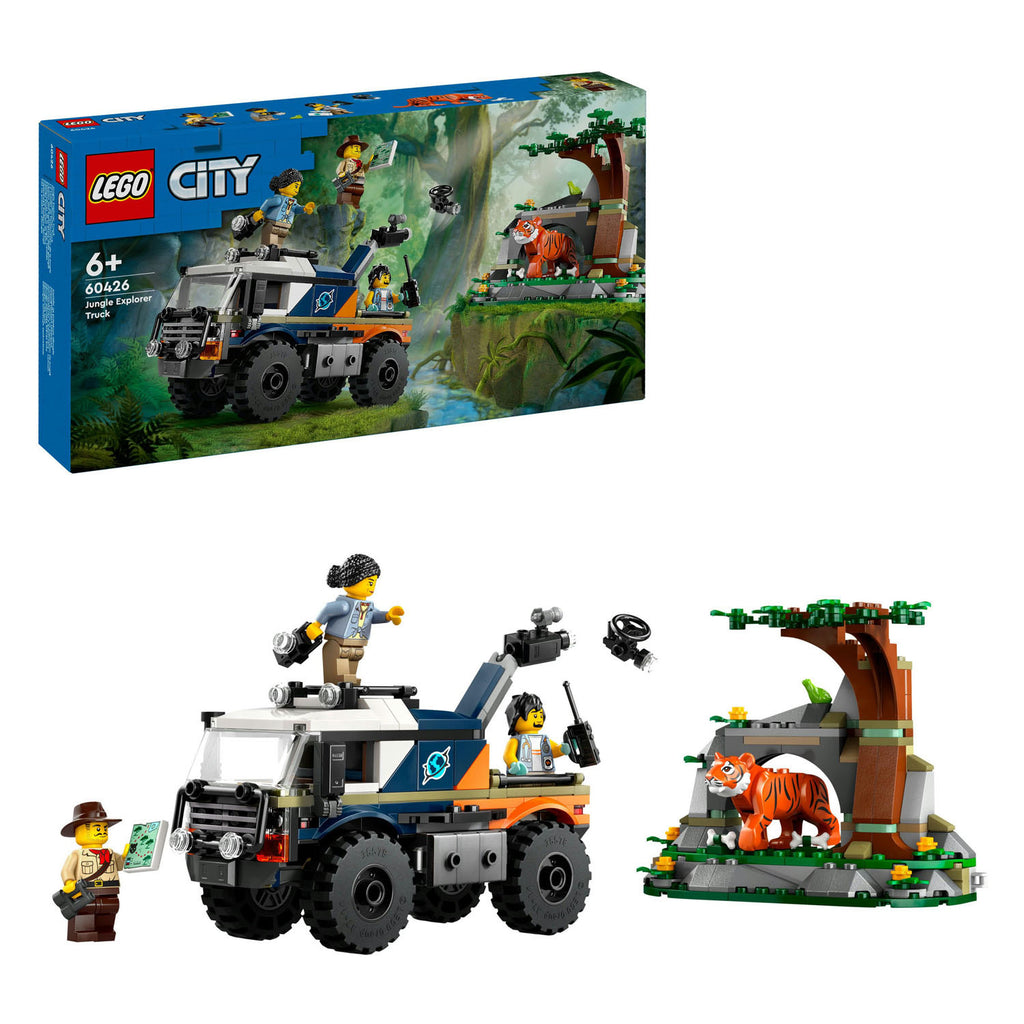 Lego city 60426 jungleonderzoekers: offroad truck