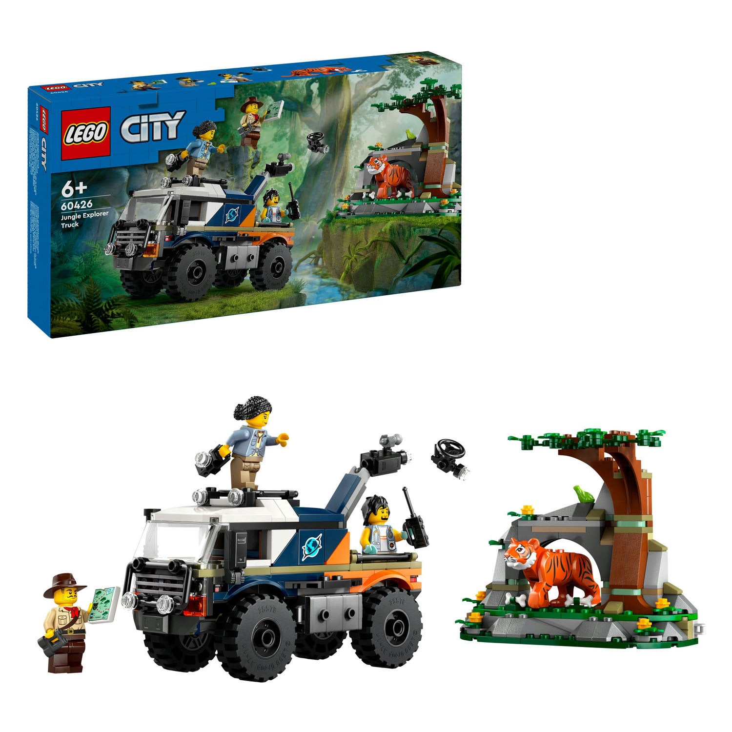 Lego city 60426 jungleonderzoekers: offroad truck