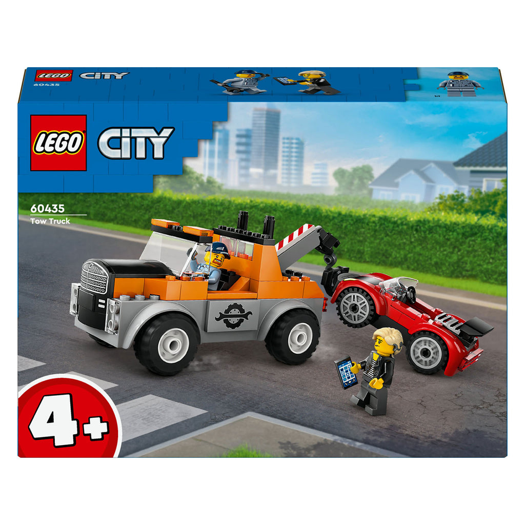 Lego city sleepwagen met sportauto reparatie - 60435