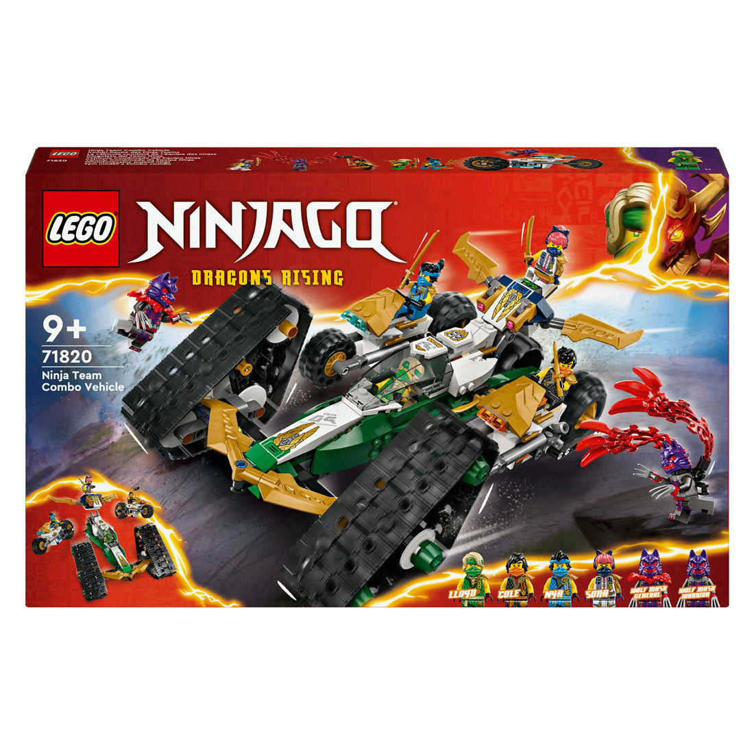 Lego 71820 ninjago ninjateam combivoertuig