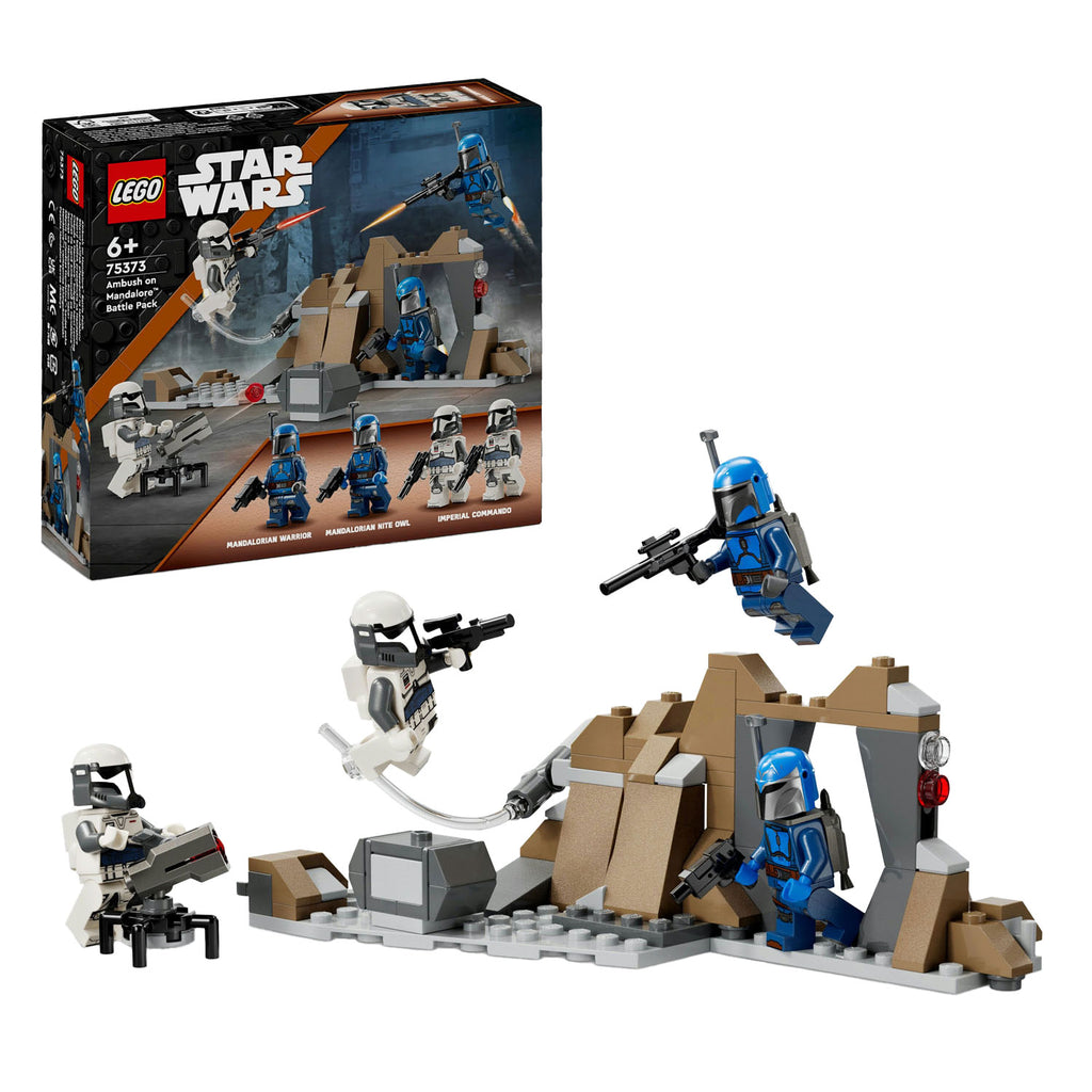 Lego star wars - hinderlaag op mandalore battle pack constructiespeelgoed (75373)