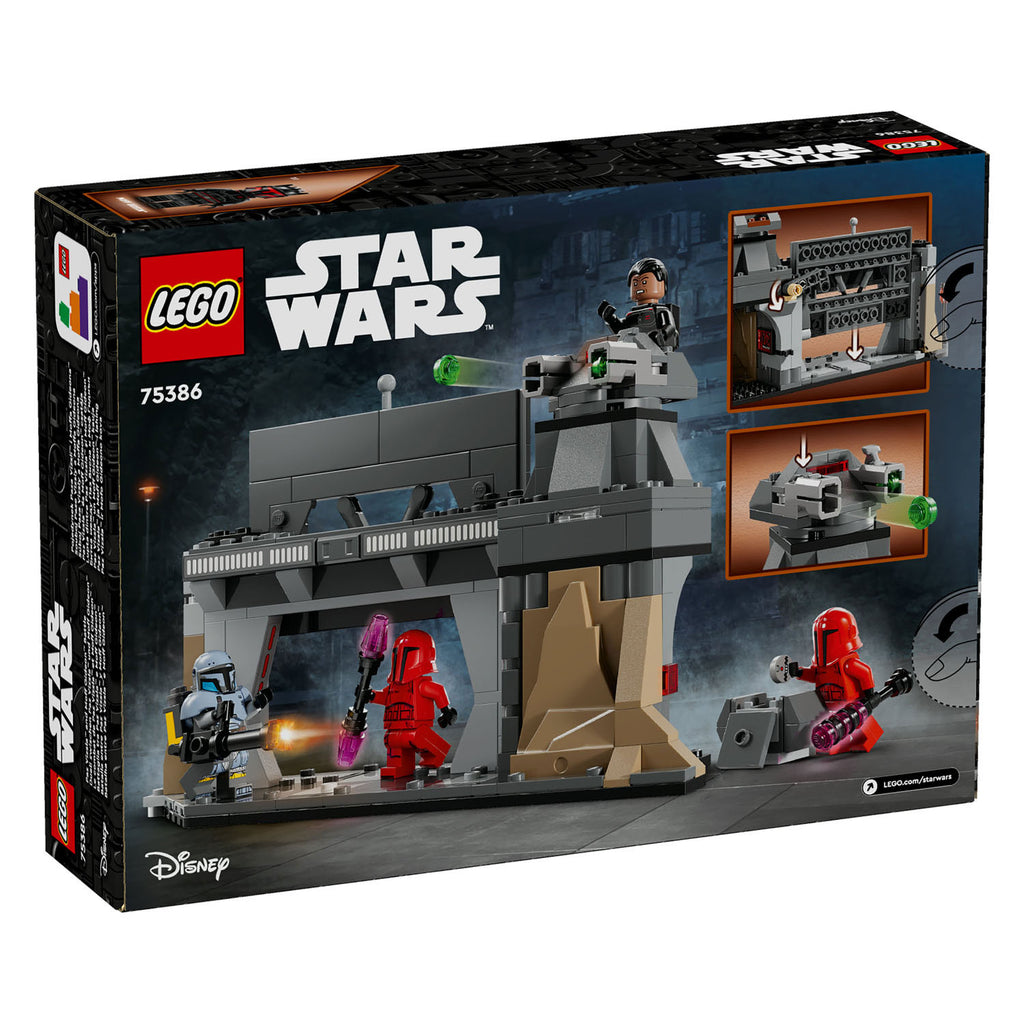 Lego star wars - paz vizsla en moff gideon duel constructiespeelgoed (75386)