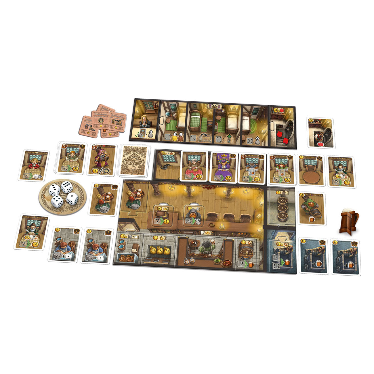 999games 999 games de taveernen van de oude stad uitbreiding: kamer te huur! bordspel
