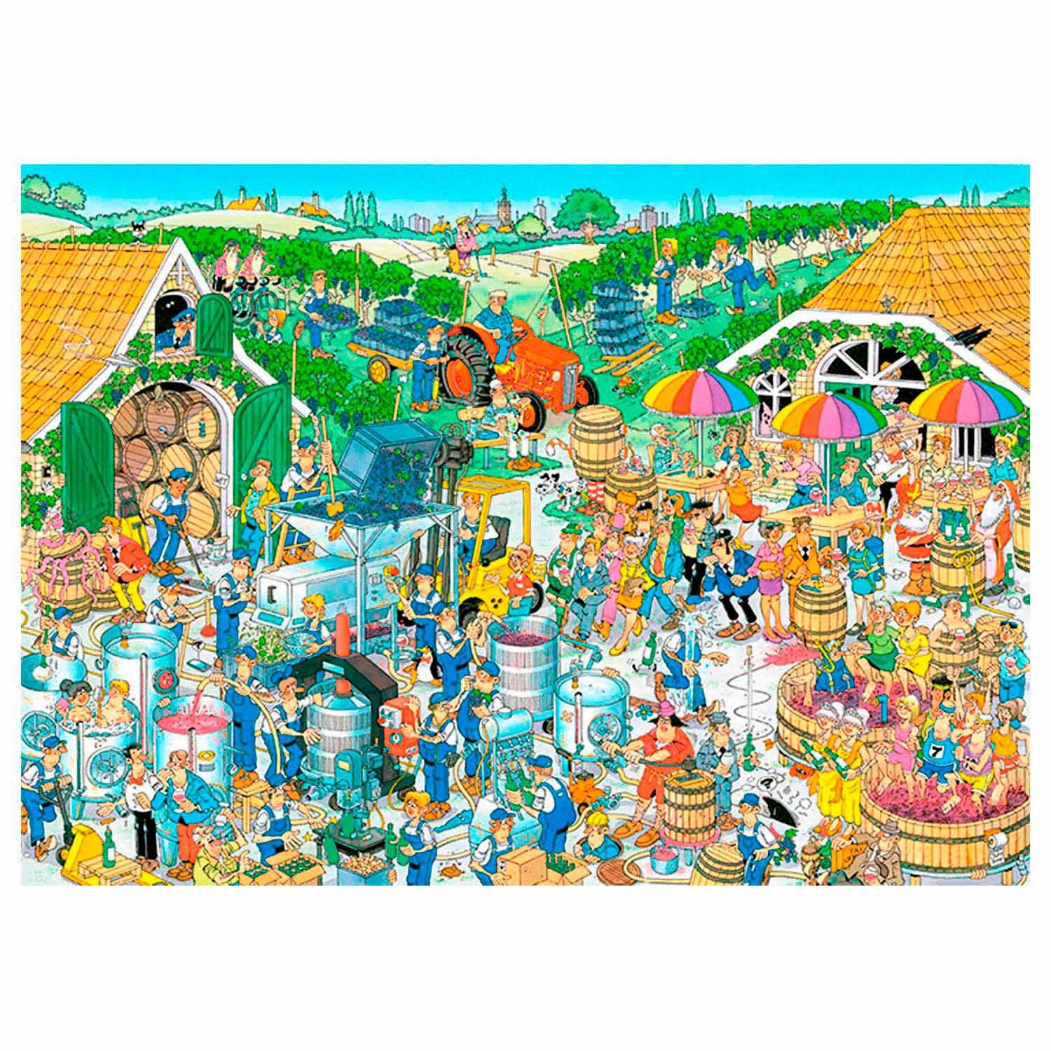 Jumbo puzzel jvh de wijngaard 1000pcs