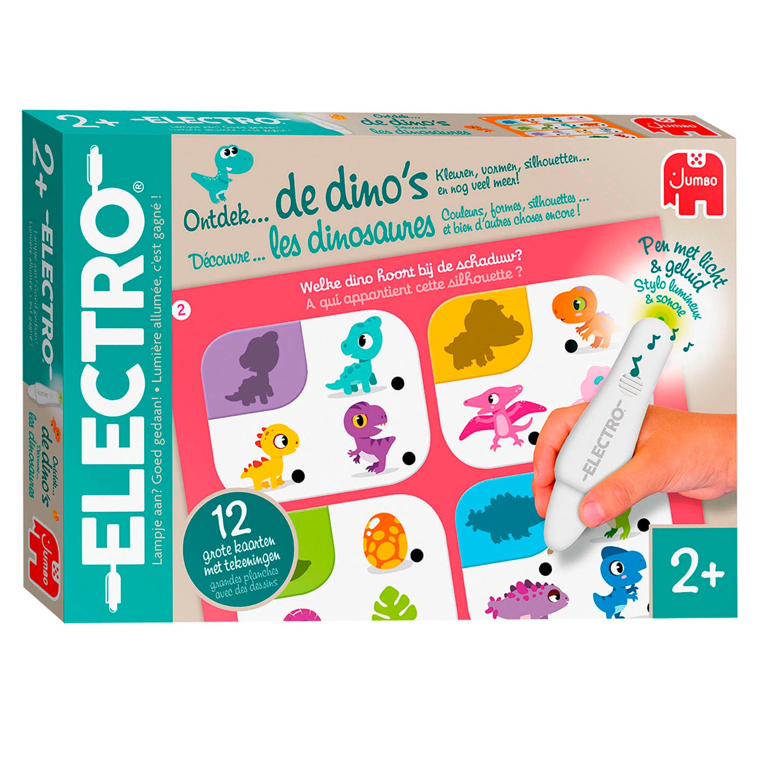 Jumbo electro wonderpen ontdek de dino's educatief spel