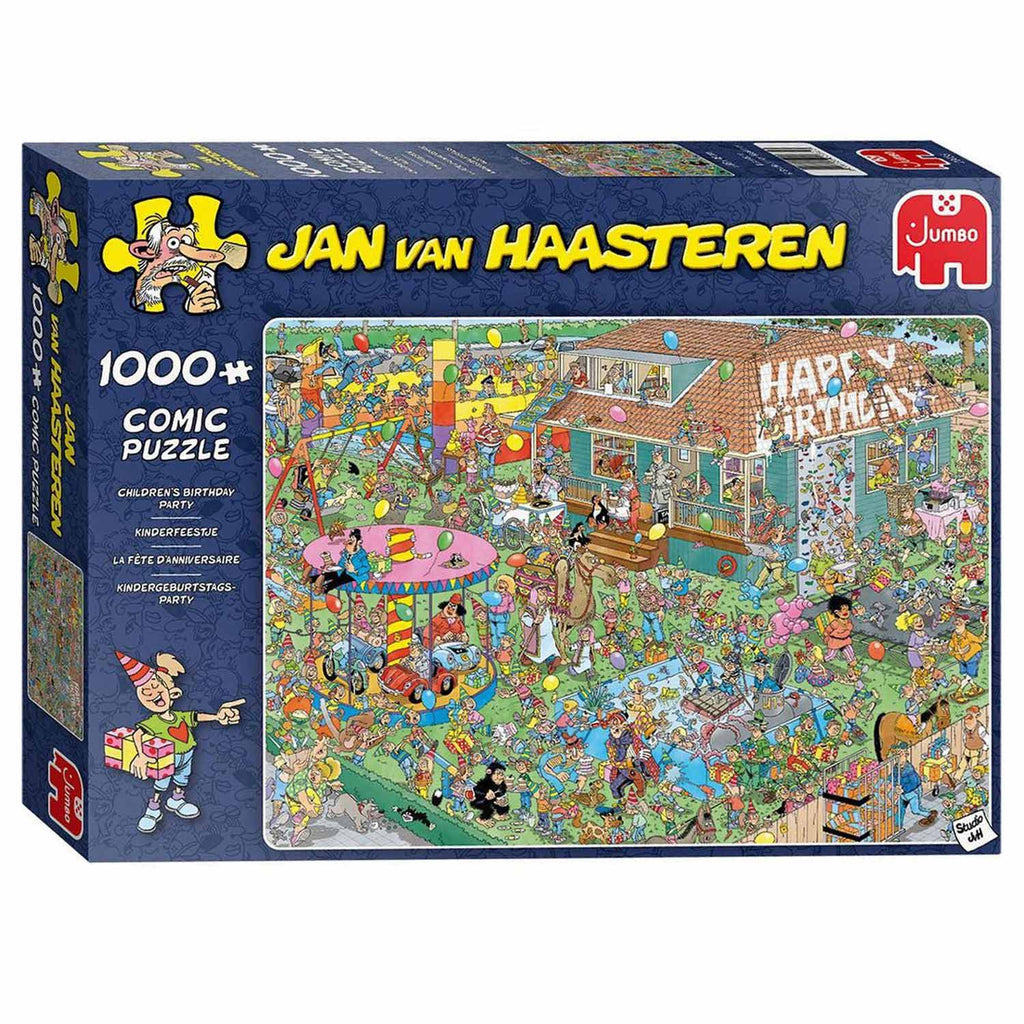 Jan van haasteren legpuzzel - birthday party, 1000st.