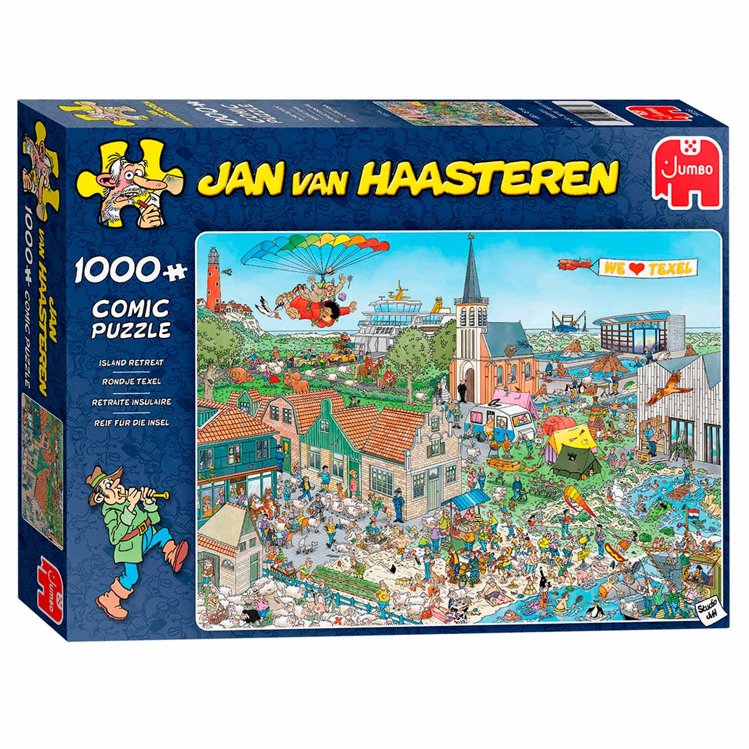 Jan van haasteren legpuzzel - texel, 1000st.