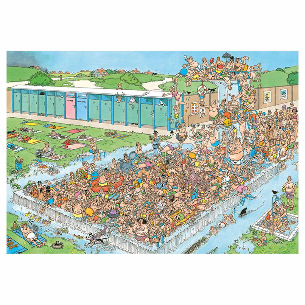 Jumbo jvh puzzel bomvol bad 2000pcs
