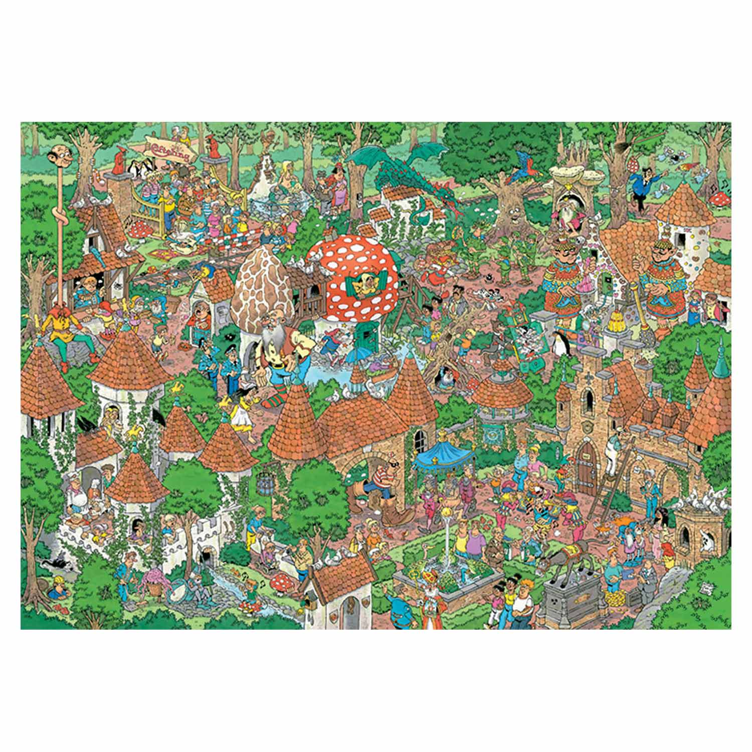 Jumbo jvh puzzel sprookjesbos 1000pcs