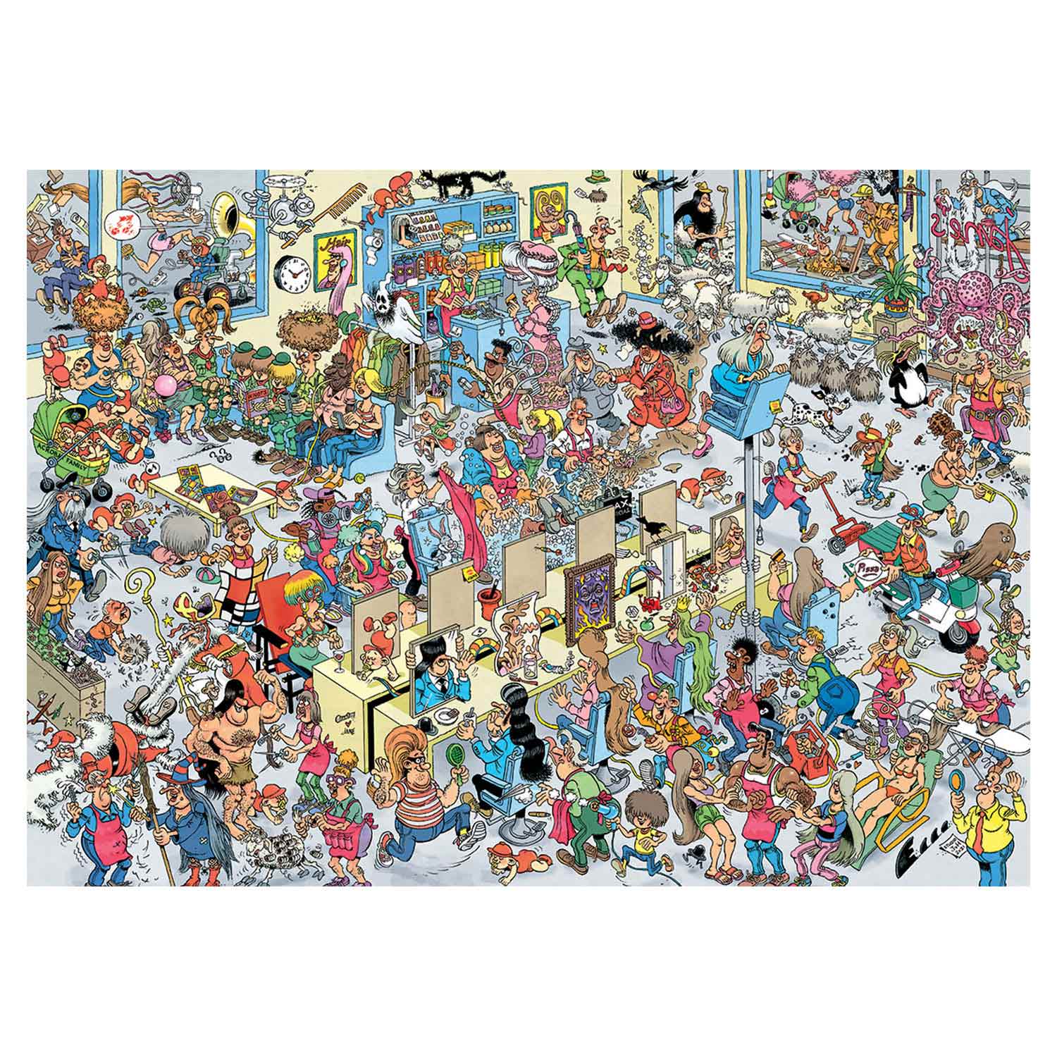 Jumbo jvh puzzel bij de kapper1000pcs