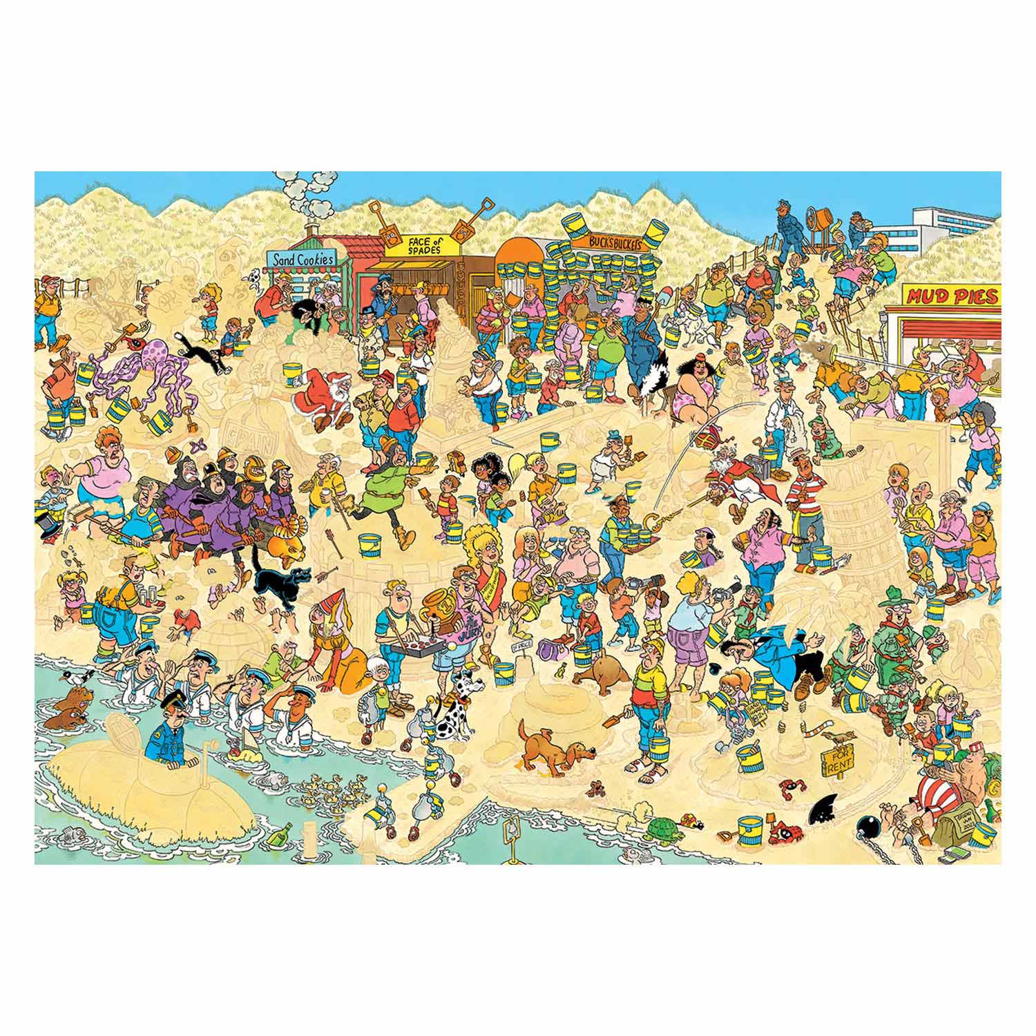 Jumbo jvh puzzel zandsculpturen 1000pcs
