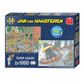 Jan van haasteren legpuzzel - hollandse tradities, 2x1000st.