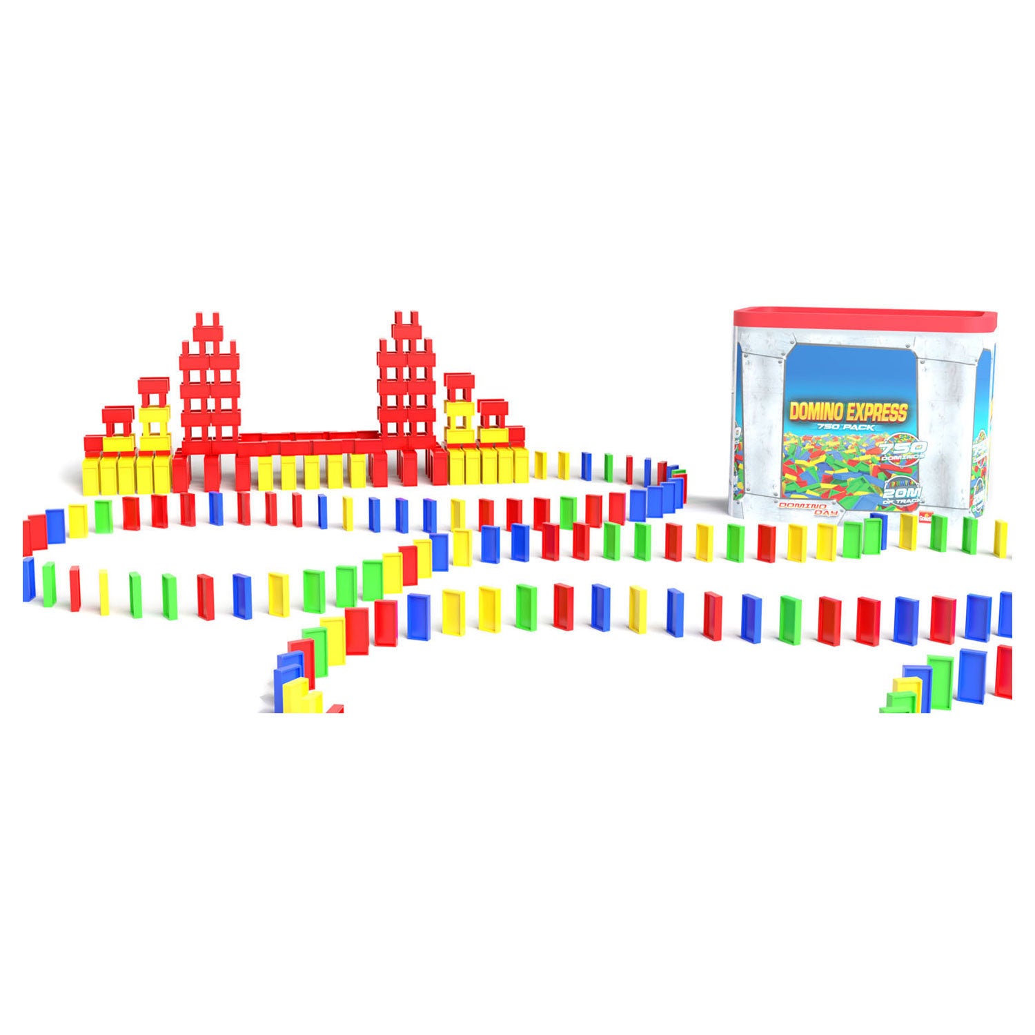 Goliath domino express master set xl met 750 extra stenen